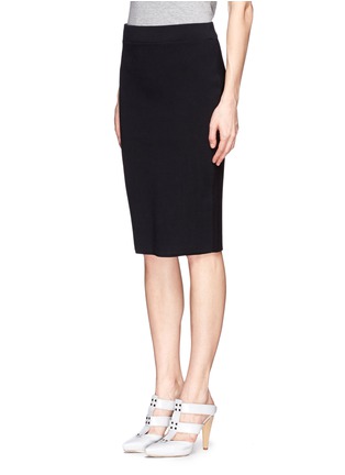 Front View - Click To Enlarge - REED KRAKOFF - Cotton panel pencil skirt