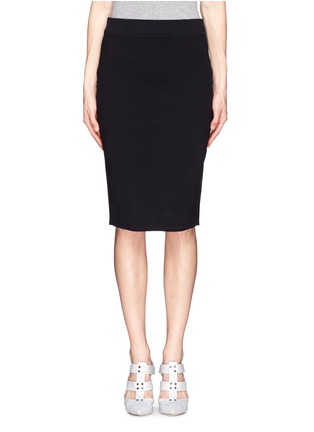 Main View - Click To Enlarge - REED KRAKOFF - Cotton panel pencil skirt