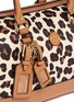 Detail View - Click To Enlarge - TORY BURCH - 'Kerrington' leopard print Boston satchel
