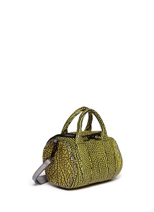 Front View - Click To Enlarge - ALEXANDER WANG - 'Rockie' brush leather duffle