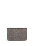 Back View - Click To Enlarge - ALEXANDER WANG - Prisma croc embossed flat pouch