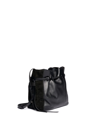 Front View - Click To Enlarge - BOYY - 'Lazar' leather suede bucket bag