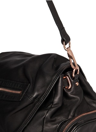 Detail View - Click To Enlarge - ALEXANDER WANG - Marti' washed leather backpack
