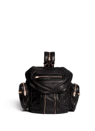 Main View - Click To Enlarge - ALEXANDER WANG - Marti' washed leather backpack