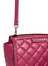 Detail View - Click To Enlarge - MICHAEL KORS - 'Selma' medium quilted leather messenger bag