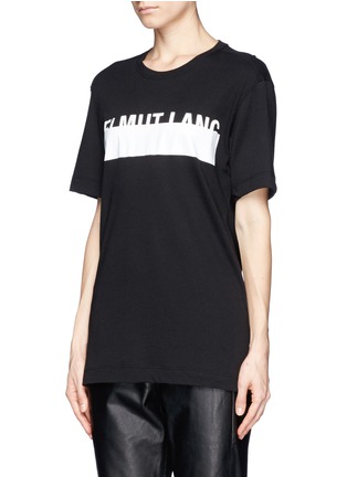 Front View - Click To Enlarge - HELMUT LANG - Logo T-shirt