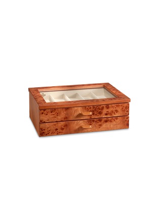Main View - Click To Enlarge - AGRESTI - Elm briar wood two-drawer watch box