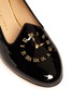 Detail View - Click To Enlarge - CHARLOTTE OLYMPIA - Fashionably Late clock face patent flats