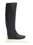 Main View - Click To Enlarge - LANVIN - Concealed wedge leather boots