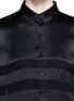 Detail View - Click To Enlarge - EACH X OTHER - 'Mariner' semi sheer silk stripe shirt