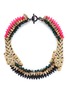 Main View - Click To Enlarge - VENNA - Crystal pavé tiger spike crystal necklace