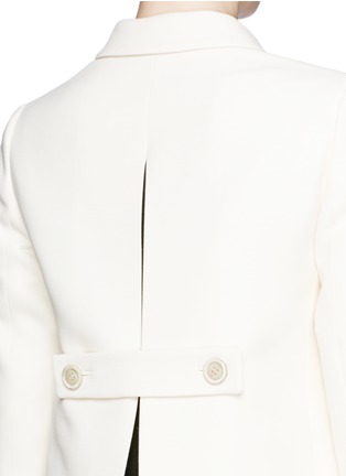 Detail View - Click To Enlarge - VALENTINO GARAVANI - Inverted pleat back swing coat