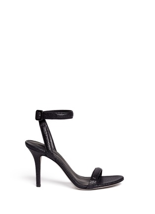 Main View - Click To Enlarge - ALEXANDER WANG - 'Antonia' leather high-heel sandals