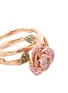 Detail View - Click To Enlarge - ANYALLERIE - 'Rose Blossom' diamond gemstone 18k rose gold convertible ring