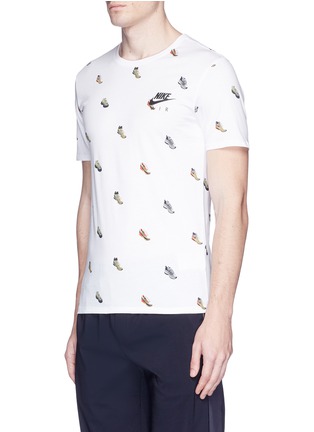 Front View - Click To Enlarge - NIKE - 'Air max' sneaker print T-shirt