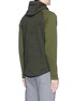 Back View - Click To Enlarge - NIKE - 'Windrunner' mesh print Tech Fleece zip hoodie
