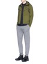 Figure View - Click To Enlarge - NIKE - 'Windrunner' mesh print Tech Fleece zip hoodie