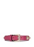 Figure View - Click To Enlarge - VALENTINO GARAVANI - 'Rockstud' calfskin leather bracelet