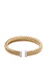 Main View - Click To Enlarge - ROBERTO COIN - 'Spiga' diamond 18k white and yellow gold cuff