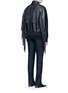 Back View - Click To Enlarge - GIVENCHY - Fringed leather jacket