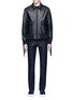 Main View - Click To Enlarge - GIVENCHY - Fringed leather jacket