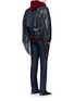 Figure View - Click To Enlarge - GIVENCHY - Fringed leather jacket