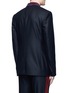 Back View - Click To Enlarge - GIVENCHY - Velvet collar wool blazer