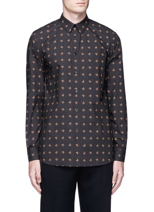 Main View - Click To Enlarge - GIVENCHY - Floral print cotton poplin shirt
