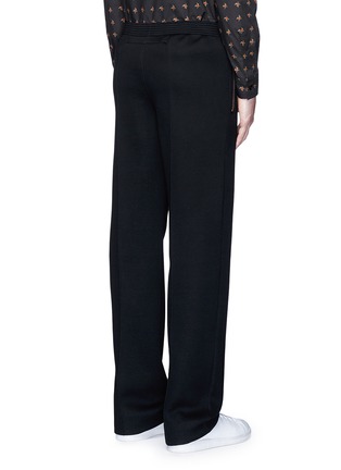 Back View - Click To Enlarge - GIVENCHY - Relaxed fit scuba jersey jogging pants