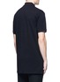 Back View - Click To Enlarge - GIVENCHY - Cobra print satin patch polo shirt