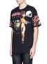 Front View - Click To Enlarge - GIVENCHY - 'Heavy Metal' print patchwork T-shirt