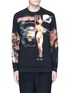 Main View - Click To Enlarge - GIVENCHY - 'Heavy metal' print patchwork sweatshirt