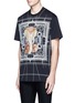 Front View - Click To Enlarge - GIVENCHY - Cobra map print T-shirt