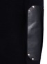 Detail View - Click To Enlarge - GIVENCHY - Leather elbow patch wool sweater