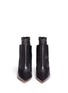Front View - Click To Enlarge - GIVENCHY - 'Kali' high vamp leather boots