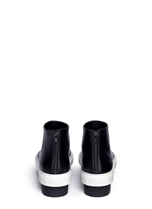 Back View - Click To Enlarge - GIVENCHY - 'Platform Mid Skate' leather boots