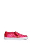 Main View - Click To Enlarge - GIVENCHY - 'Street' cutout star patchwork leather skate slip-ons