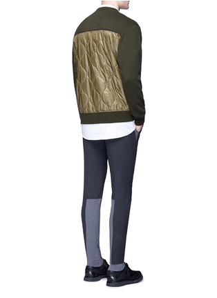 Figure View - Click To Enlarge - 73088 - Quilted back cotton sweatshirt