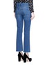 Back View - Click To Enlarge - FRAME - 'Le Crop Mini Boot' cropped flare jeans