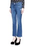 Front View - Click To Enlarge - FRAME - 'Le Crop Mini Boot' cropped flare jeans