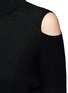 Detail View - Click To Enlarge - VINCE - Cold shoulder turtleneck sweater