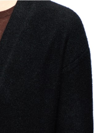 Detail View - Click To Enlarge - VINCE - Boiled cashmere robe cardigan