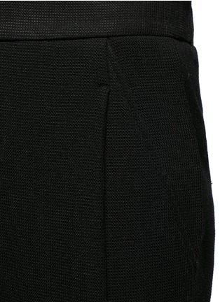 Detail View - Click To Enlarge - VINCE - Tuck pleat waffle knit pants