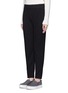 Front View - Click To Enlarge - VINCE - Tuck pleat waffle knit pants