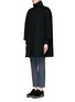 Front View - Click To Enlarge - VINCE - Wool melton duffle coat