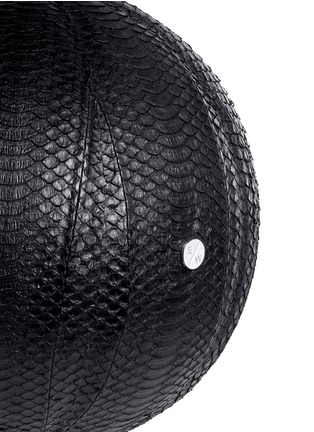 Detail View - Click To Enlarge - ELISABETH WEINSTOCK - 'Springfield' water snake leather basketball