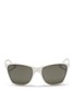Main View - Click To Enlarge - DISTRICT VISION - 'Keiichi' square running sunglasses