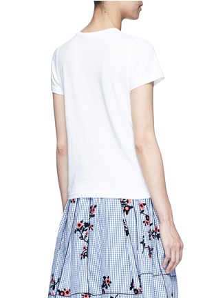 Back View - Click To Enlarge - MARC JACOBS - Bow appliqué T-shirt