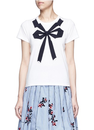 Main View - Click To Enlarge - MARC JACOBS - Bow appliqué T-shirt