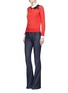 Figure View - Click To Enlarge - MARC JACOBS - Sequin bow embellished wool cardigan